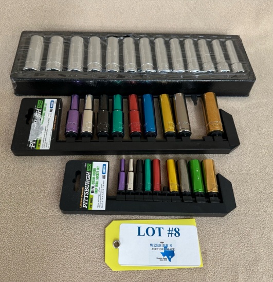 LOT OF PITTSBURGH METRIC SOCKETS
