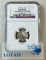 NGC GRADED 1914-D BARBER 10¢