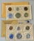 (2) 1960 UNITED STATES MINT PROOF SETS