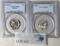 (2) PCGS GRADED COINS 1938-D BUFFALO NICKEL & 1955-S DIME