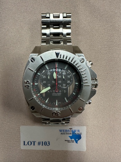 ANDROID U.S.A. CHRONOGRAPH STAINLESS WATCH