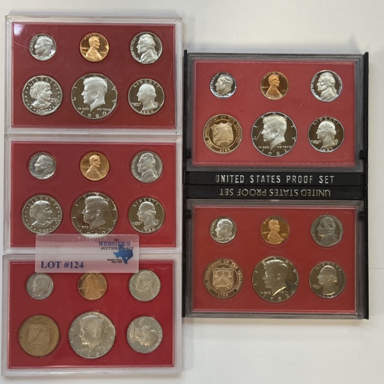 (5) US PROOF SETS