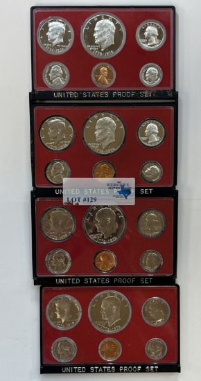 (4) US PROOF SETS