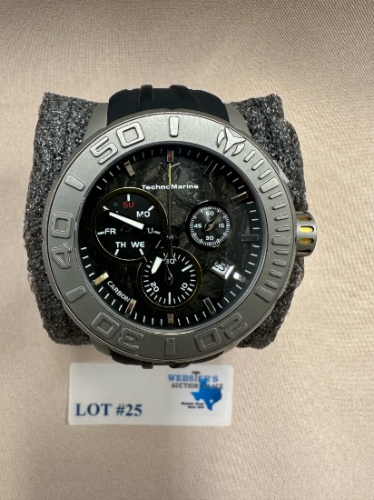 MEN'S TECHO-MARINE TITANIUM REEF, SAPPHIRE CRYSTAL WATCH