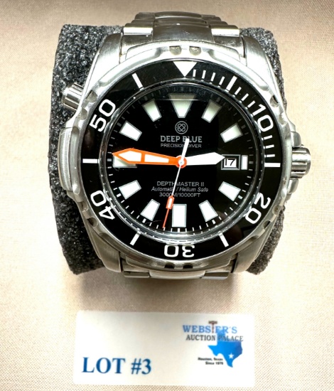 MEN'S DEEP BLUE PRECISION DIVER WATCH