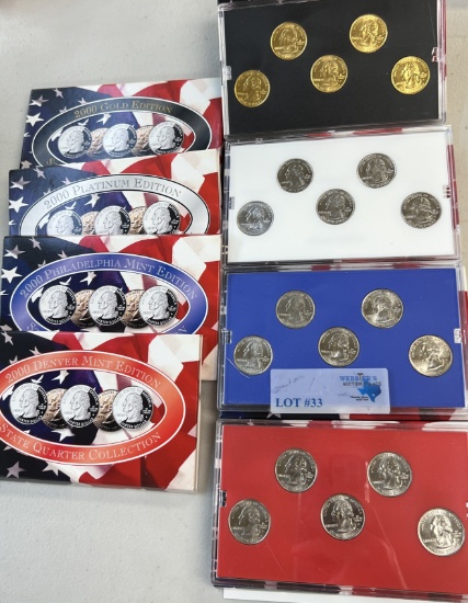(2) SETS OF 2000 STATE QUARTERS