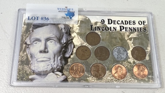 SET OF LINCOLN 1¢