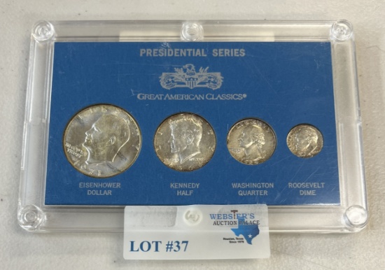 GREAT AMERICAN CLASSICS PRESIDENTIAL SERIES COIN SET