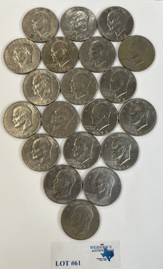 (20) IKE DOLLARS