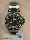 INVICTA MODEL 0403 STAINLESS CHRONOGRAPH SWISS MADE WATCH