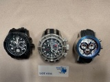 (3) MEN'S WATCHES