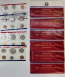 (8) 1987 UNCIRCULATED COIN SETS