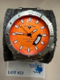 MEN'S SWISS LEGEND STAINLESS WATCH