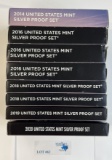 (8) U.S. MINT SILVER PROOF SETS
