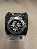 32 SWISS MOVT SAPPHIRE CRYSTAL STAINLESS WATCH