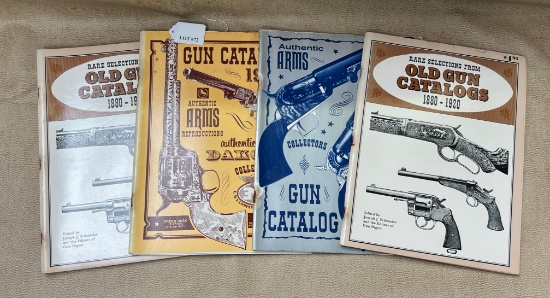 LOT OF 4 VINTAGE GUN CATALOGS