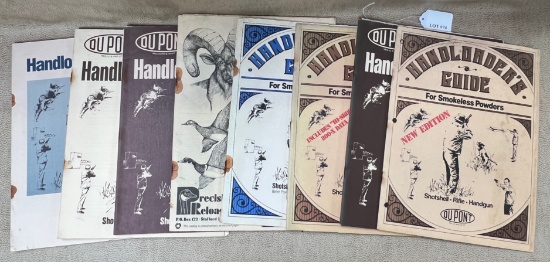 LOT OF 8 VINTAGE HANDLOADER'S GUIDES