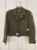 1950'S US ARMY WOOL OFFICER'S FIELD JACKET