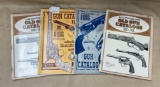 LOT OF 4 VINTAGE GUN CATALOGS