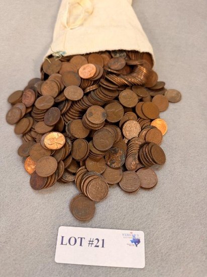 5 LBS 8 OZ OF WHEAT PENNIES