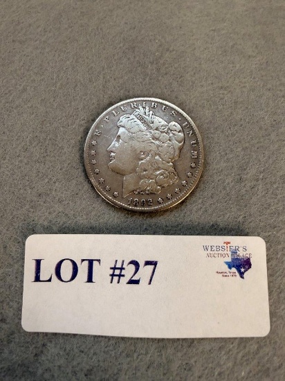 1892-S MORGAN SILVER DOLLAR