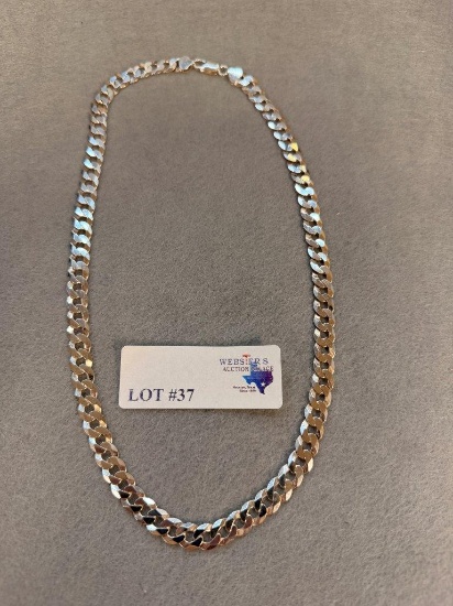 22" STERLING SILVER NECKLACE