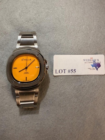 PATRICK STAINLESS BAND W/ SWISS SW200 AUTOMATIC WATCH