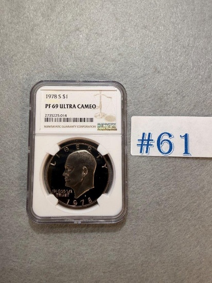 1978-S NGC GRADED SILVER DOLLAR