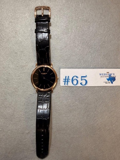 STUHRLING MEN'S ASCOT 601 SYMPHONY QUARTZ WRIST WATCH