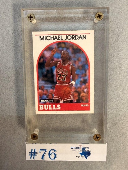1989 NBA PROPERTIES MICHAEL JORDAN CARD #200