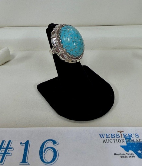 STERLING & TURQUOISE RING