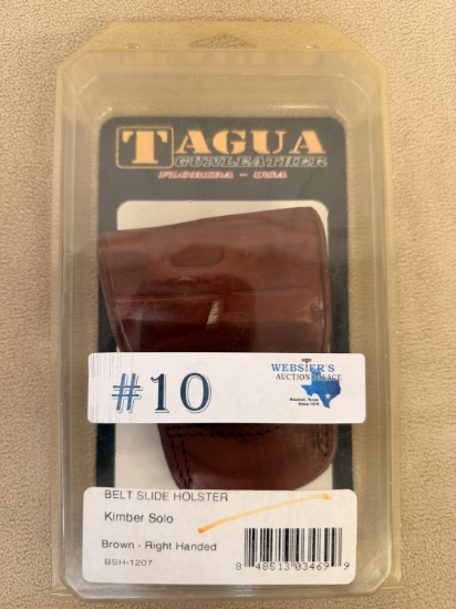 NEW TAGUA GUNLEATHER KIMBER BELT SLIDE HOLSTER