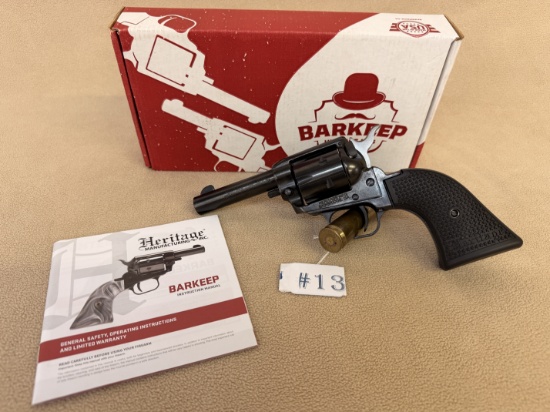 NEW W/ BOX HERITAGE BARKEEP .22CAL REVOLVER