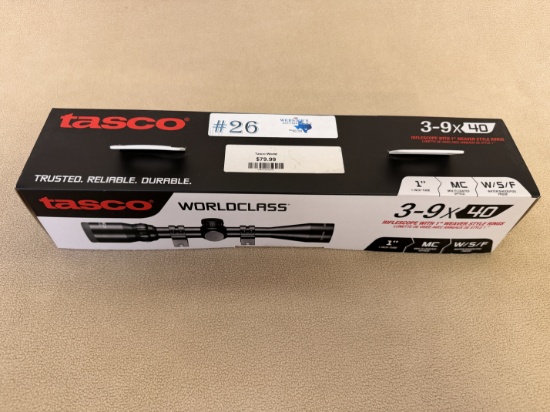 TASCO WORLDCLASS SCOPE 3-9x40