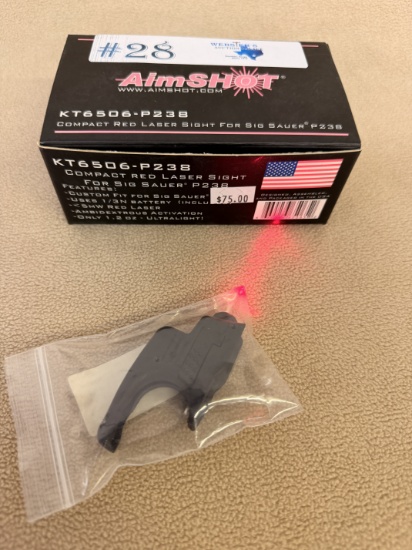 NEW AIM-SHOT COMPACT RED LASER SIGHT