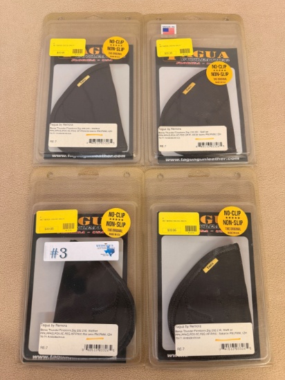 (4) NEW TAGUA GUNLEATHER GUN HOLSTERS