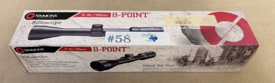 NEW SIMMONS 3-9x40MM RIFLESCOPE