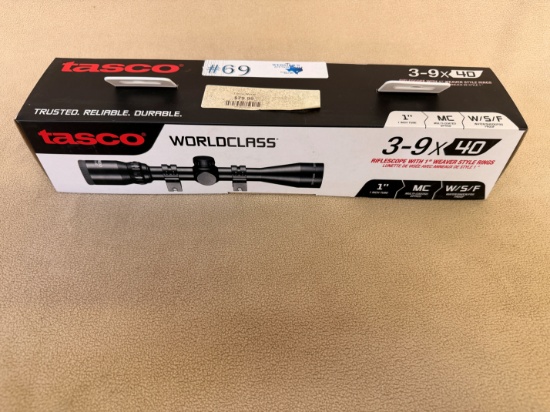 TASCO WORLDCLASS SCOPE 3-9x40