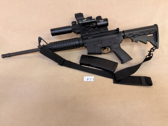 RUGER AR-556 RIFLE W/ SCOPE & LASER