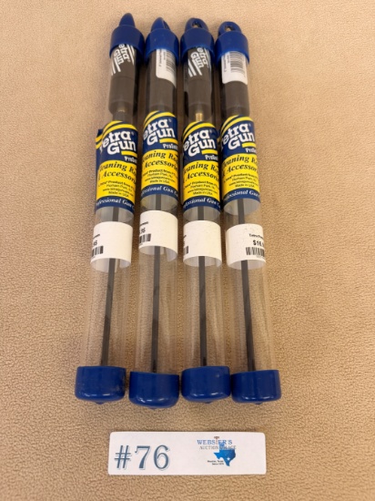 (4) NEW TETRA GUN CLEANING RODS & ACCESSORIES