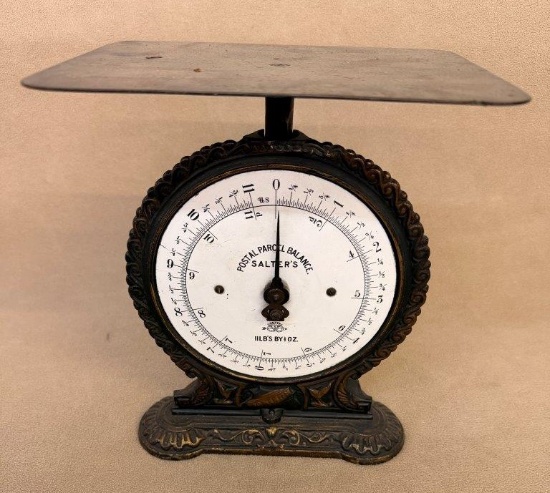 ANTIQUE "SALTER'S" POSTAL PARCEL BALANCE SCALE
