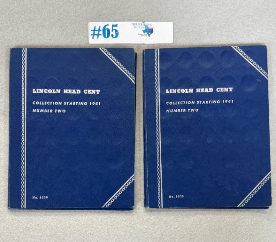 (2) BOOKS OF LINCOLN HEAD CENTS