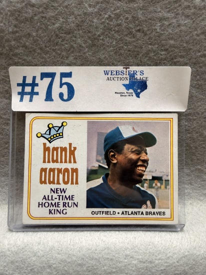 1974 TOPPS HANK AARON #1