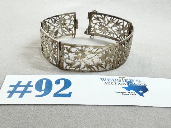 ANTIQUE STERLING SILVER BRACELET