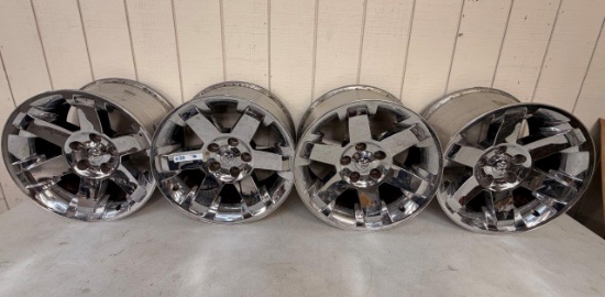 SET OF (4) 20" DODGE WHEELS