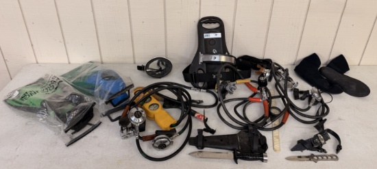 LARGE LOT OF SCUBA GEAR & EQUIPMENT