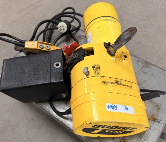 BUDGIT 20-TON CRANE HOIST