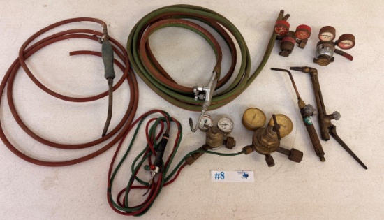 OXY/ACETYLENE HOSES CGAUGES CUTTING TORCH &