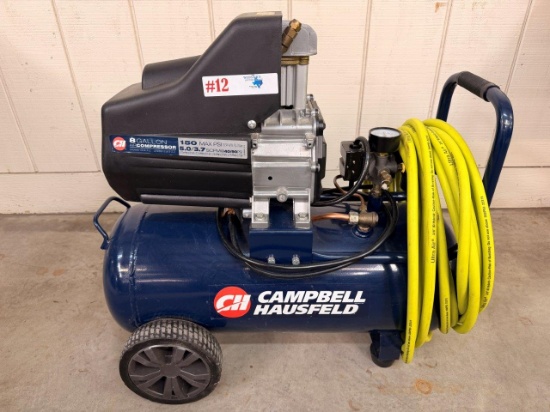 8-GALLON CAMPBELL HAUSFELD AIR COMPRESSOR