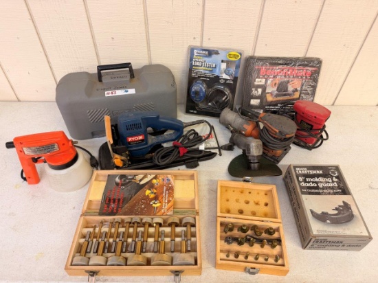 RYOBI BISCUIT JOINER & ACCESSORIES